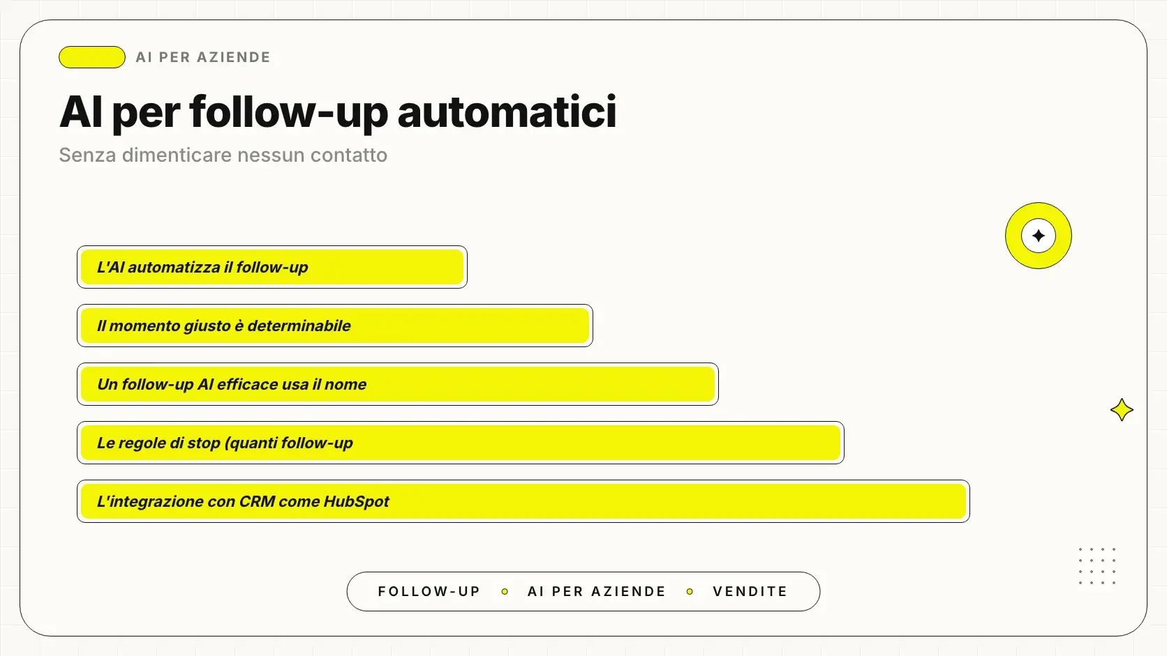 AI per i follow-up automatici: non perdere nessun contatto commerciale