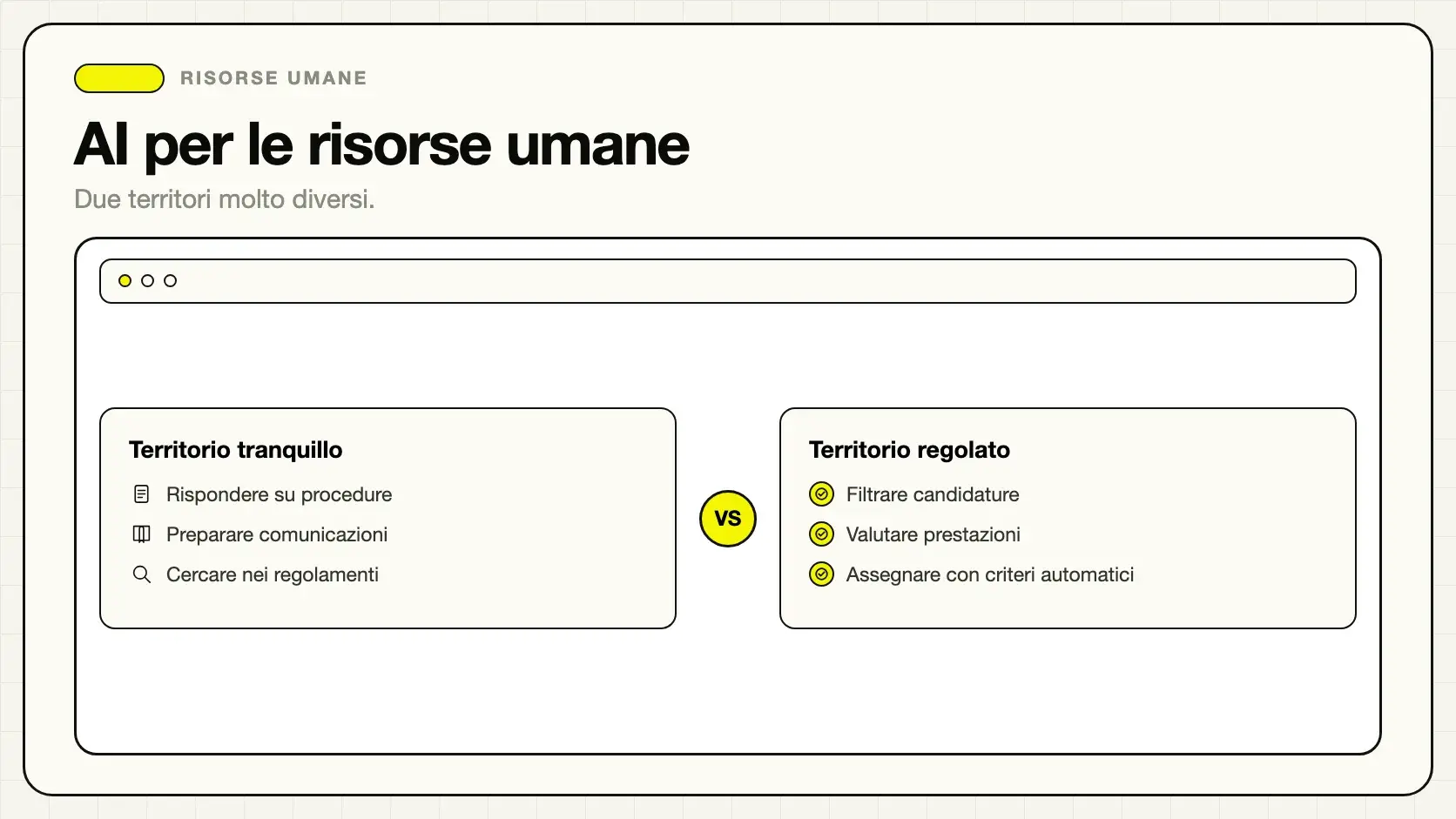 Usi dell'intelligenza artificiale nelle risorse umane e relativi limiti