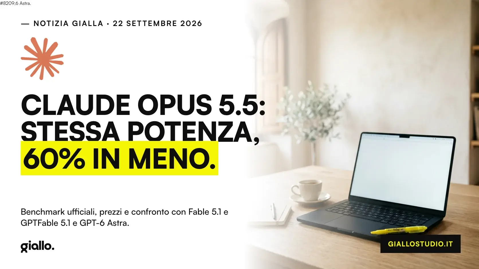 Claude Opus 5.5: benchmark ufficiali e prezzi a confronto con Fable 5.1 e GPT-6 Astra