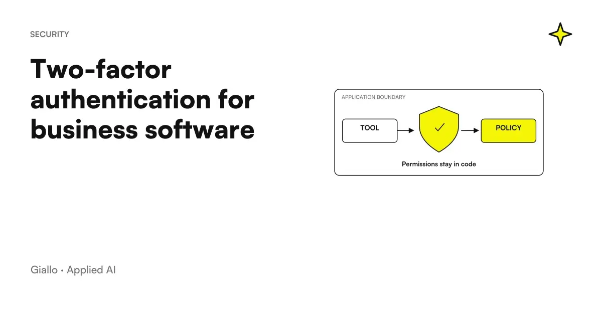 Secure access to a management system: password, two-factor code, session and trial limits