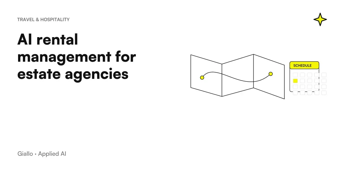 Rental management with AI in the agency: from the tenant's request to the contract registered with the RLI model