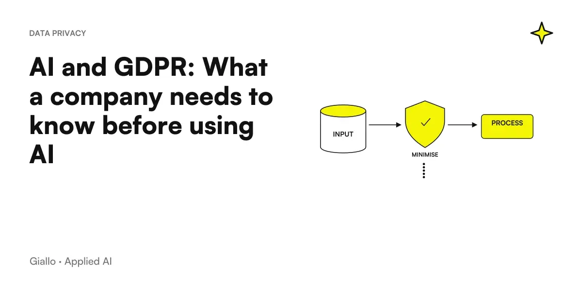 AI and GDPR: regulatory obligations for companies using artificial intelligence