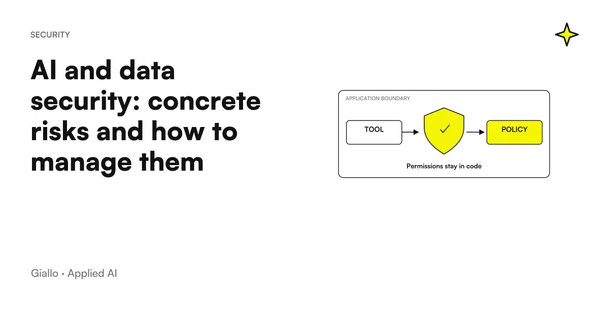 Data security and artificial intelligence: technical risks and business best practices
