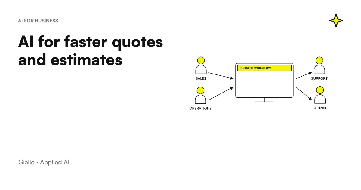 How to write a quote with AI, from the customer brief to the ready draft