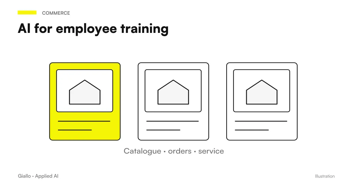 AI for internal business training among assistants on procedures and literacy obligation