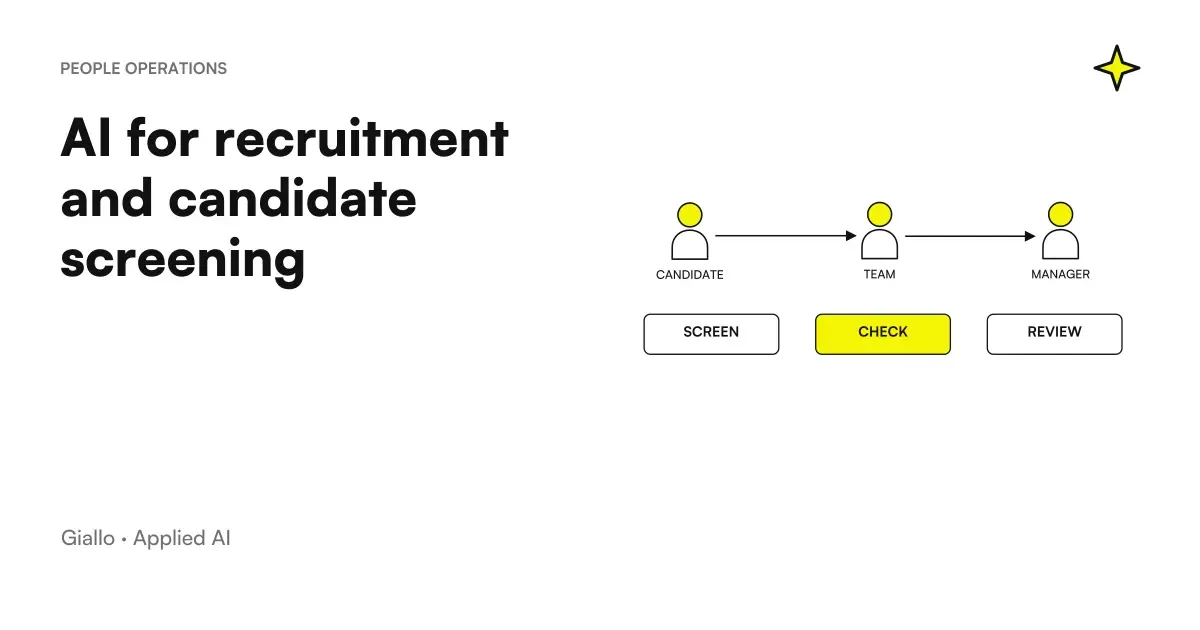 AI for recruiting and selecting staff between automation and legal obligations