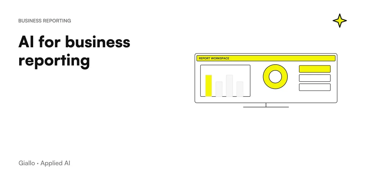 AI for business reporting: data collection and automatic reporting generation