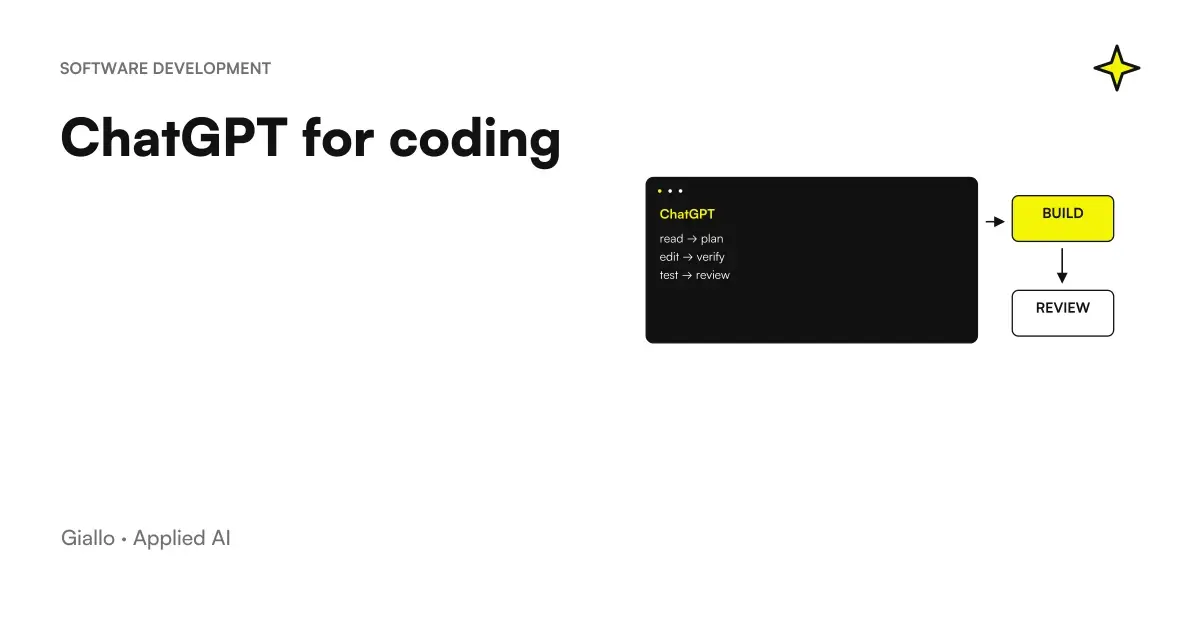 ChatGPT to program: from natural language request to generated and tested code