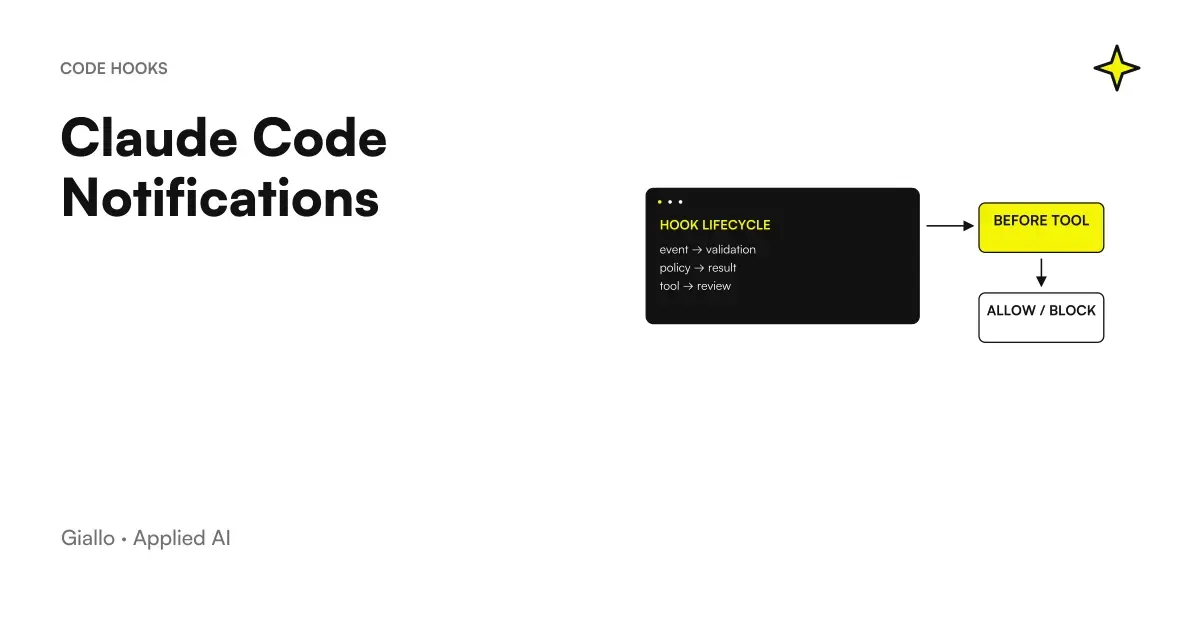 Claude Code notifications: event, control and result in the development workflow