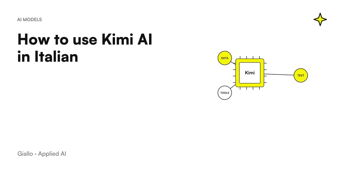 How to use Kimi AI in Italian with verifiable files and requests