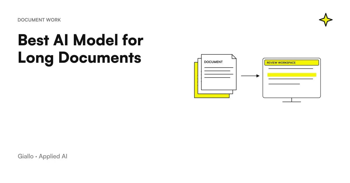 How to Choose the Right AI Model to Analyze Long Documents