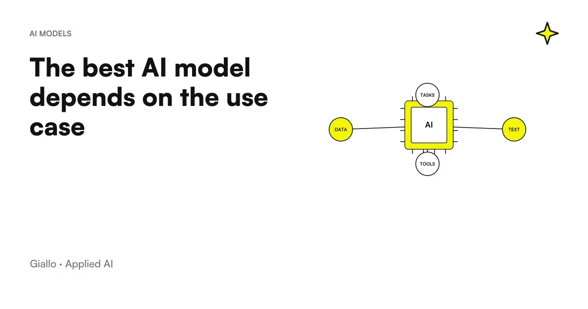 How to choose the right AI model based on your use case