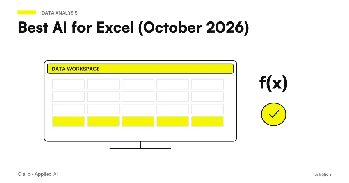Best AI for Excel Compared: Copilot, ChatGPT, Claude and Gemini at Work on a Business Spreadsheet