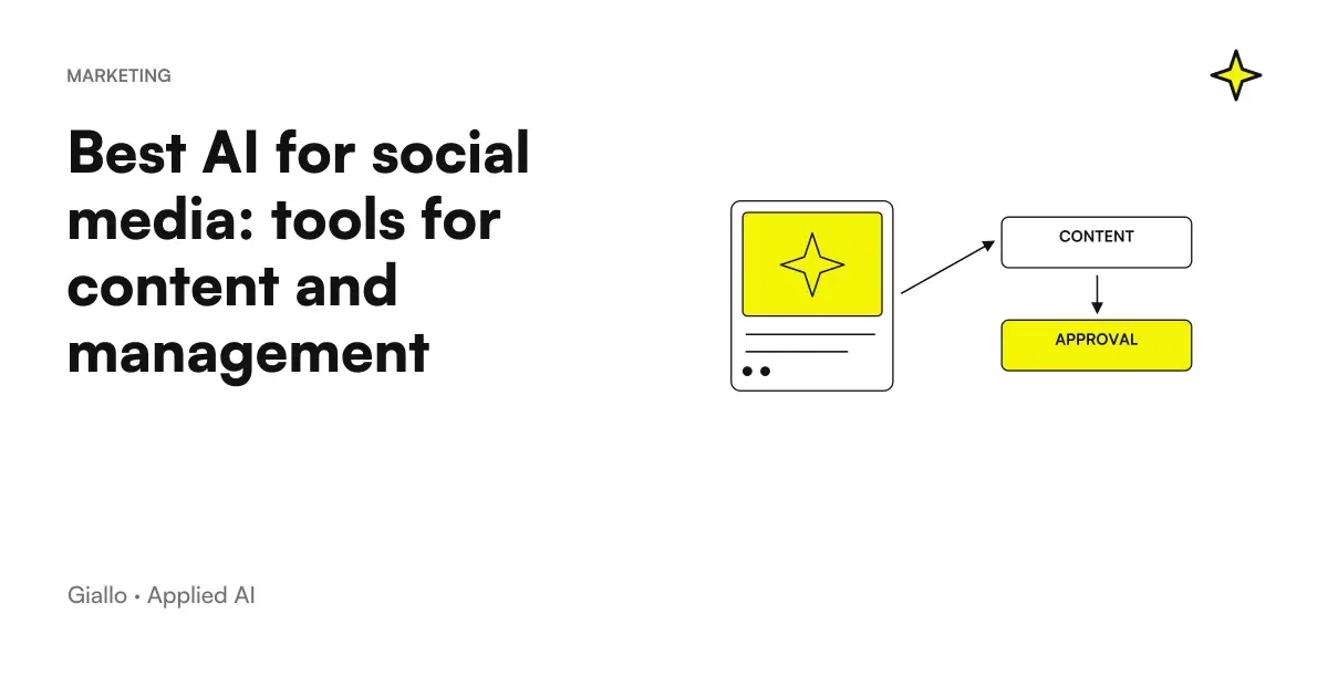 Best AI tools for social media and content management