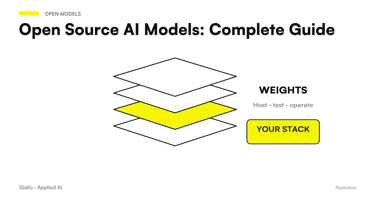 Open source AI model schema: downloadable model weights and self-hosting on own servers