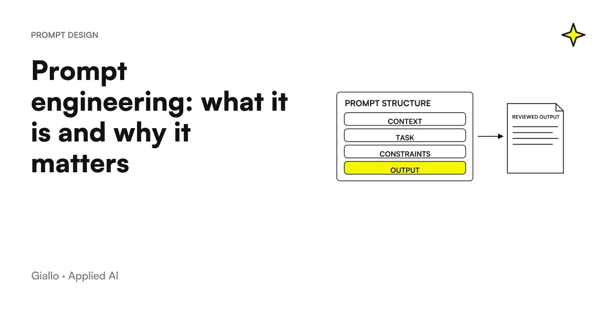 What is prompt engineering: definition and applications in the company