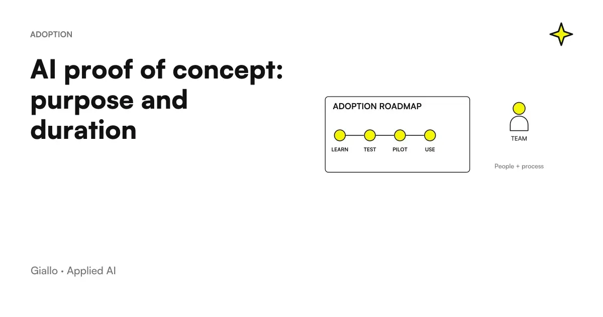 Difference between proof of concept, prototype and AI pilot project