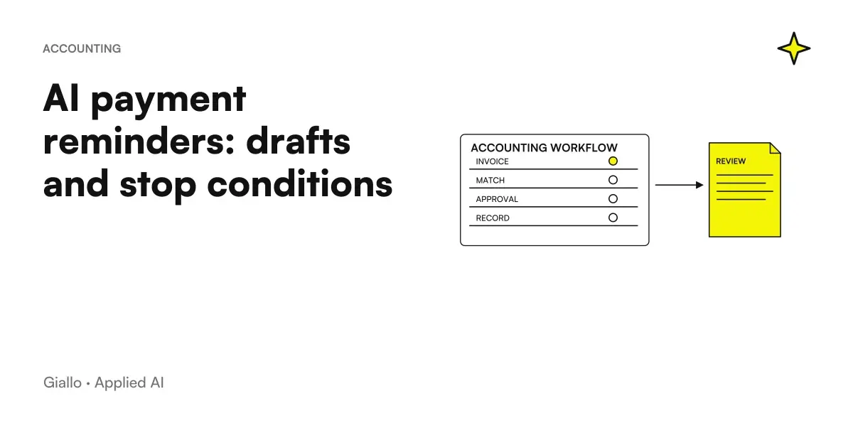 AI payment prompts: data, controls and decision of the manager