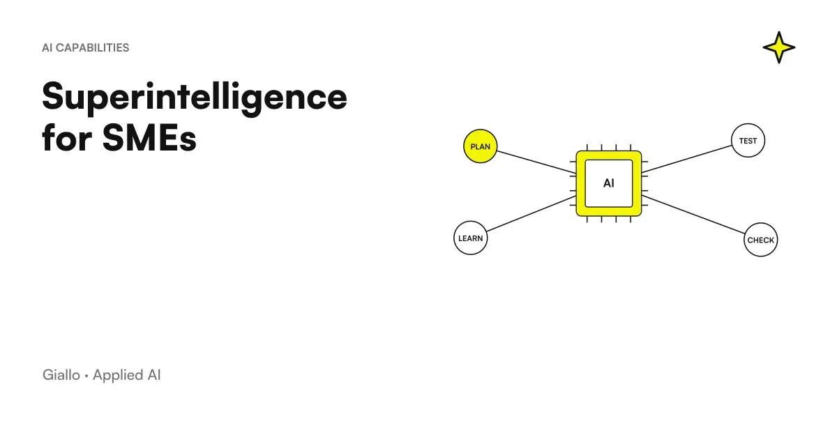 Superintelligence PMI: choice between AI project today, data preparation and waiting