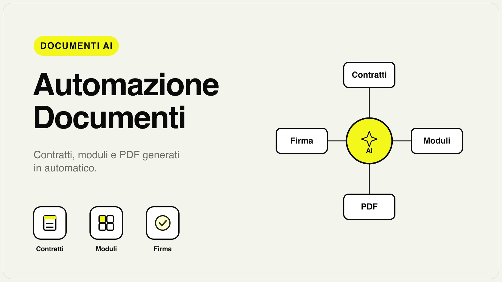 Automazione documenti con AI: generazione contratti, moduli e PDF in automatico per PMI italiane