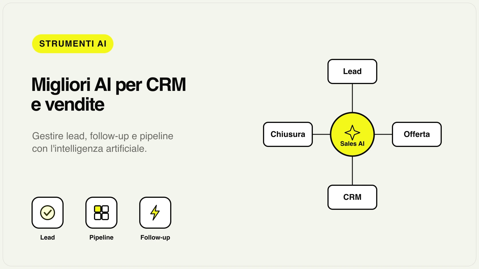 Migliori strumenti AI per CRM e gestione vendite nelle PMI