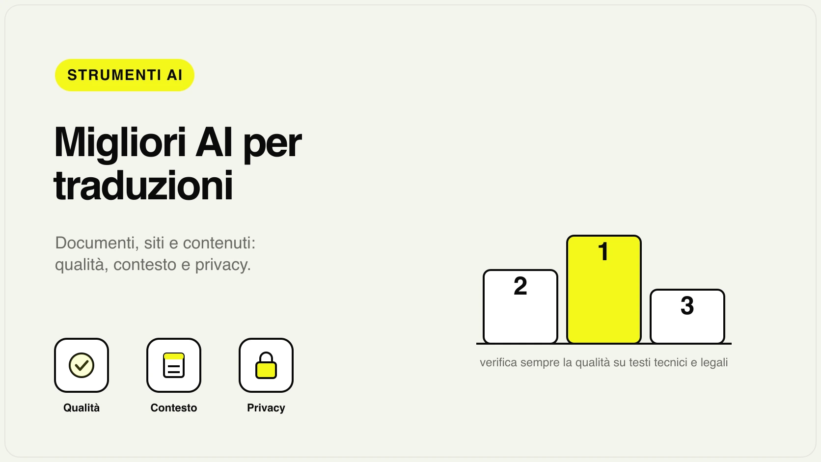 Migliori strumenti AI per traduzioni a confronto