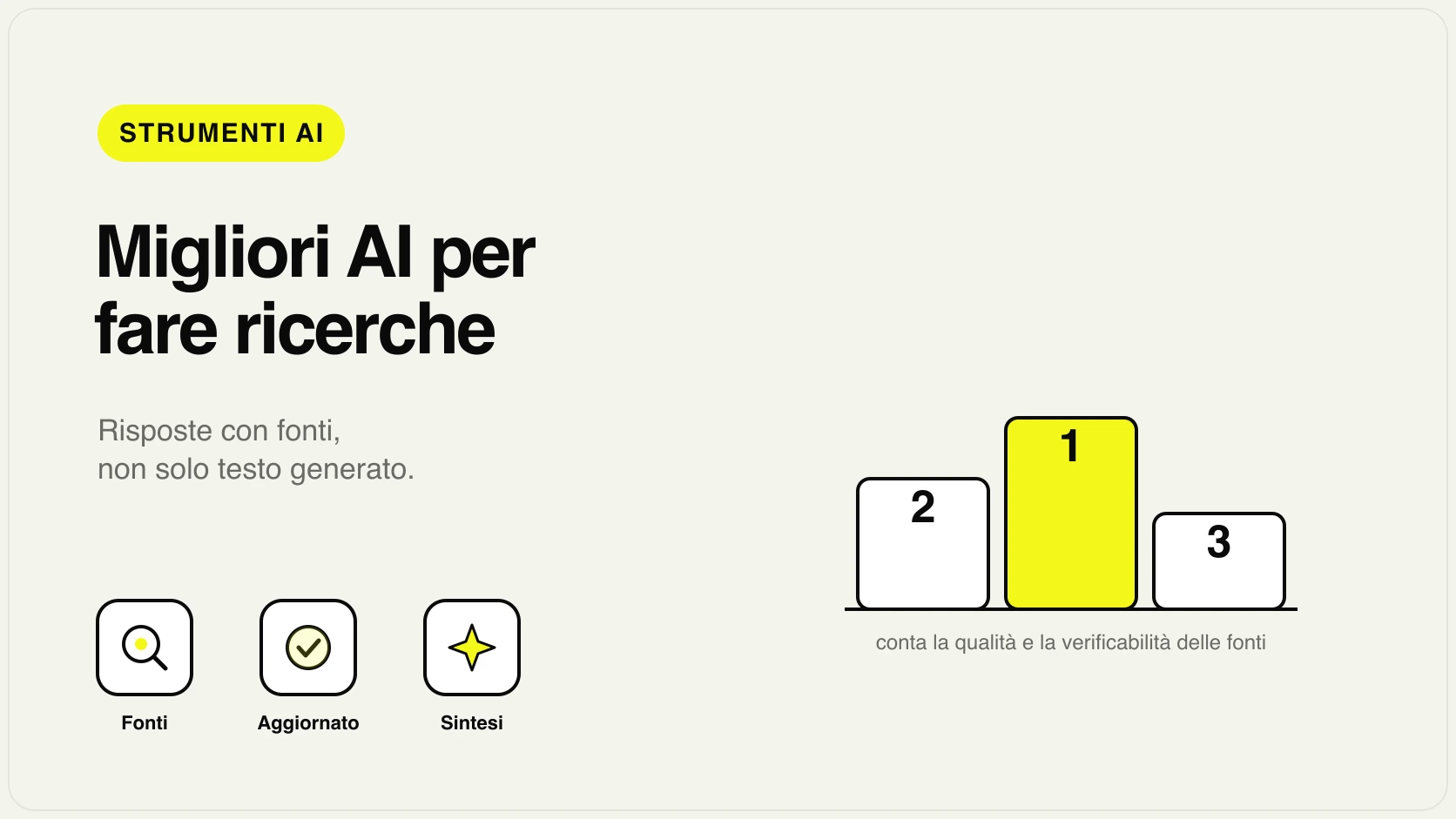 Confronto tra i migliori strumenti AI per ricerca con fonti citate: Perplexity, ChatGPT Search, Gemini, Copilot, Grok