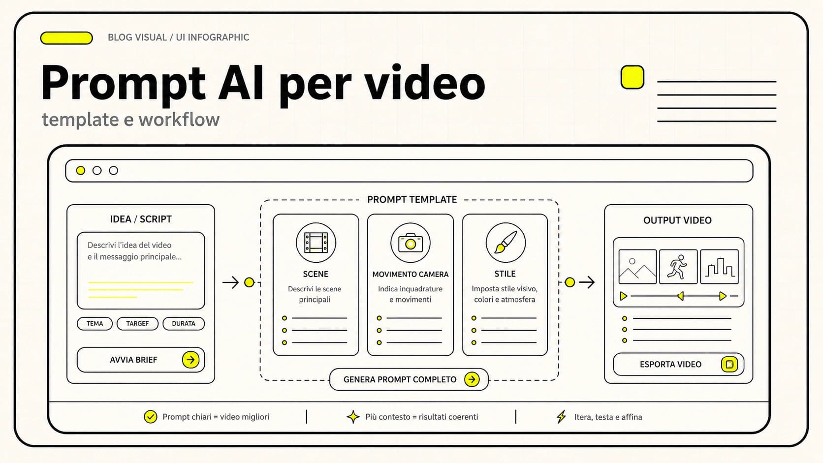 Prompt AI per creare video: esempi pratici per Sora, Runway ML, Kling e generatori video AI
