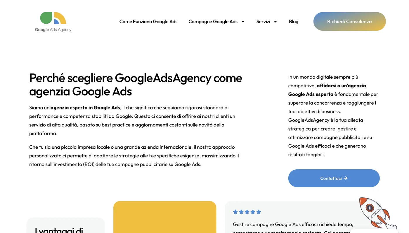 Anteprima Google Ads Agency