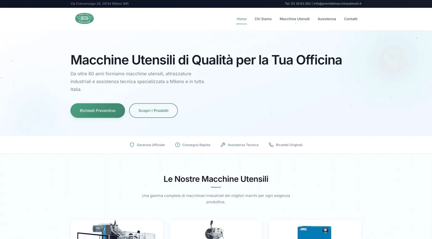 Anteprima Previtali Macchine Utensili
